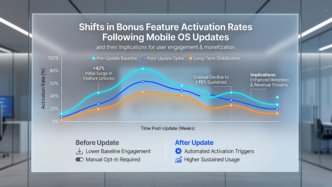Analytics dashboard showing bonus activation trends and player engagement graphs